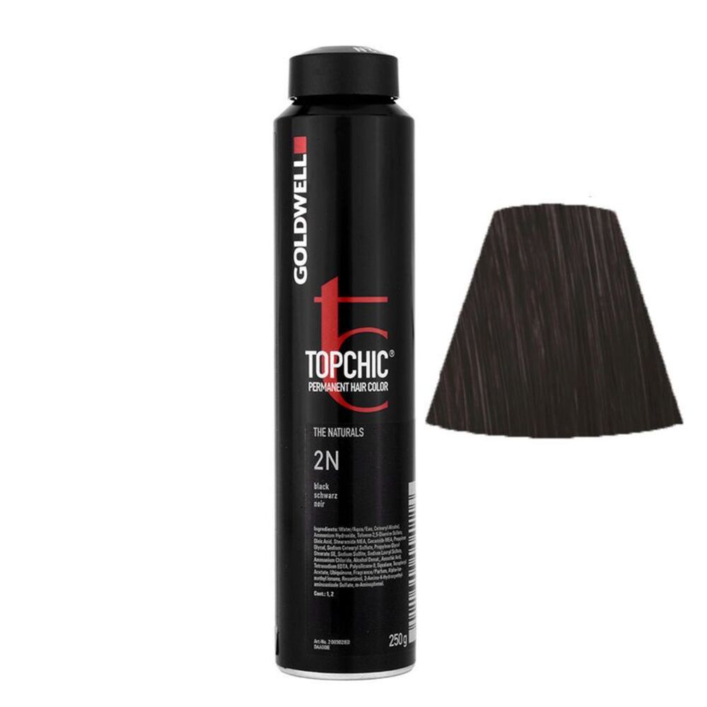 Goldwell Topchic Hair Color (Can)  2N Black 8.6 oz